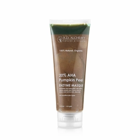 100% Natural & Organic AHA Exfoliating Pumpkin Enzyme Peel Masque - 10% Pumpkin & Papaya enzymes   20% AHAs including Glycolic, Lactic, Citric & Tartartic Acids. Revives, Firms, Brightens Skin