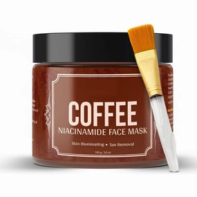100g 3.52oz Coffee Face Mask with Niacinamide | Exfoliating Face Mask