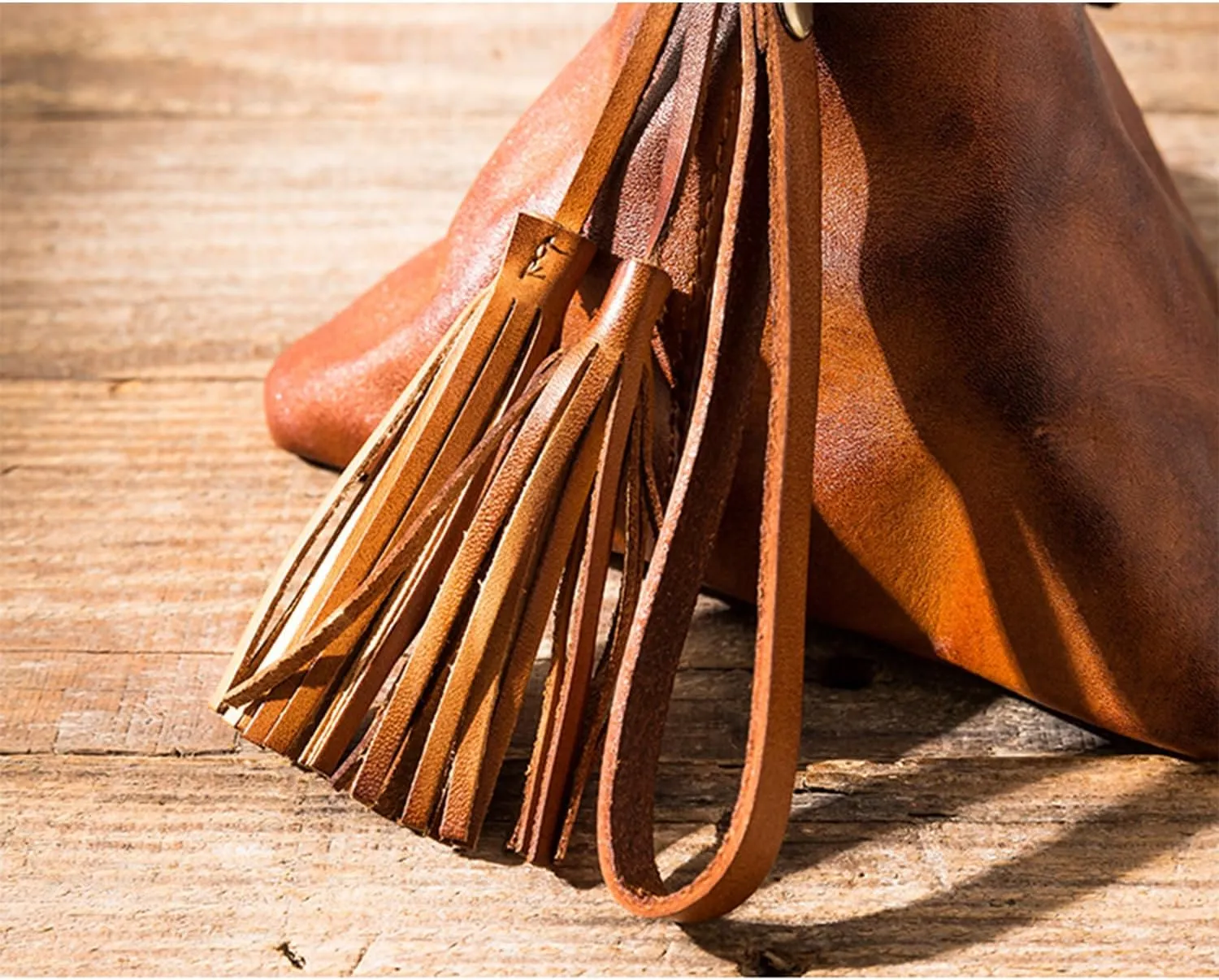 1PCS Genuine leather - Retro Medieval - Cowhide Purse Coin Purse Coin Pouch Coin Holder Change Purse for Women & Men Wristlet Wallets for Women Keychain Wallet Mini Wallet (Coffee)