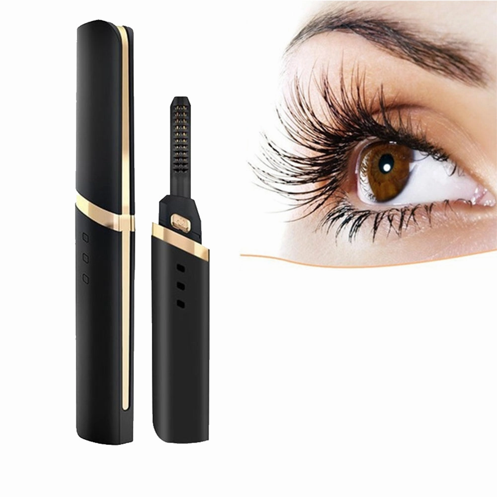 360 ° Rotary Head USB Rechargeable Quick Heating Long Lasting Eyelash Curling Device