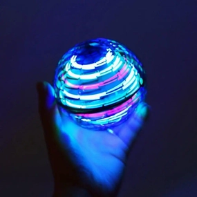 360 Degree Rotating Mini UFO Flying Ball Pink