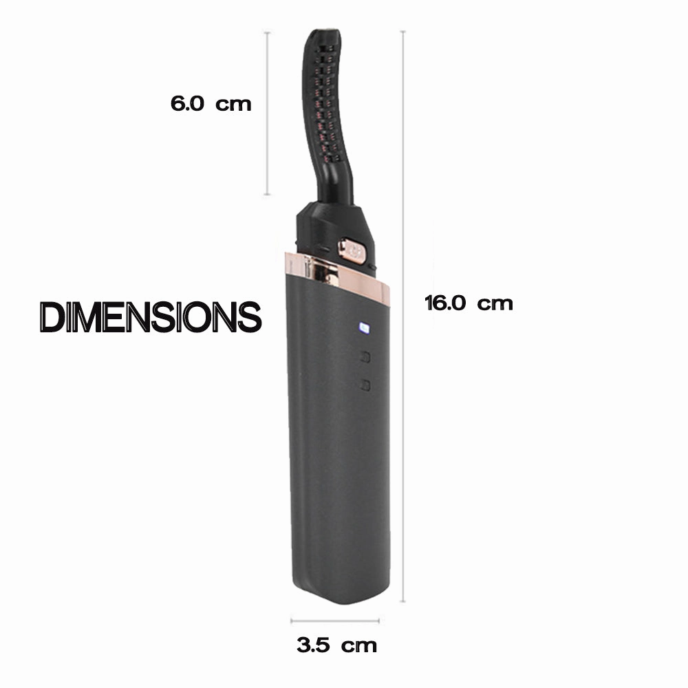 360 ¡ã Rotary Head USB Rechargeable Quick Heating Long Lasting Eyelash Curling Device