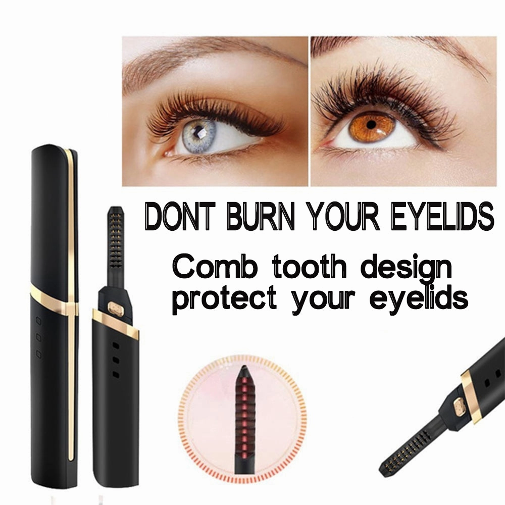 360 ¡ã Rotary Head USB Rechargeable Quick Heating Long Lasting Eyelash Curling Device