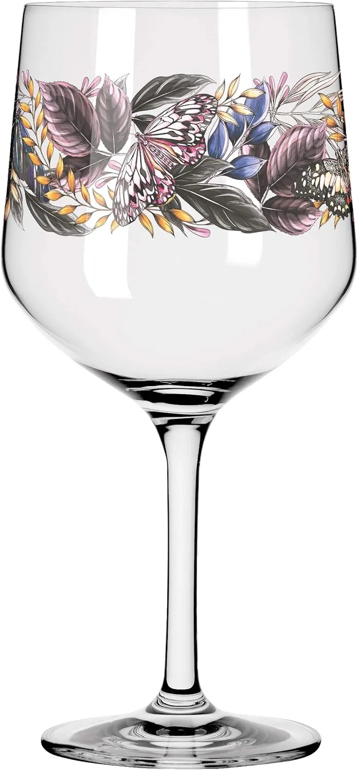 3691001 Schattenfauna #1 Gin Set, Crystal Glass, Multicoloured