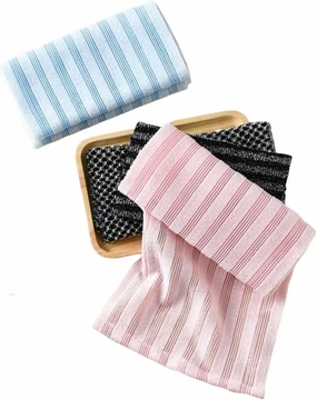 4pcs exfoliating Towels for Body and Back scrubbing, Bath Towels for Showering, exfoliating Back washers for deep Cleansing and revitalizing Your Skin