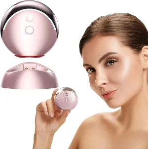 Adorr Skin RevivePro Multi-Function Skincare Device for Facial Enhancement, Absorption Boost, Elasticity, Contouring, Pore Refinement, Multiple Modes, Light Pink