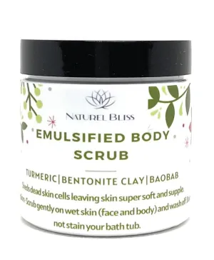 All-Natural Non-Greasy Exfoliating Sugar Scrub | Body Scrub | Detoxifying (8 oz)