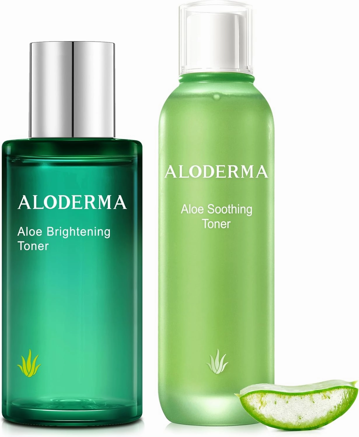 Aloderma Aloe Toner Set, 2 Pieces - Brightening Toner, Soothing Toner