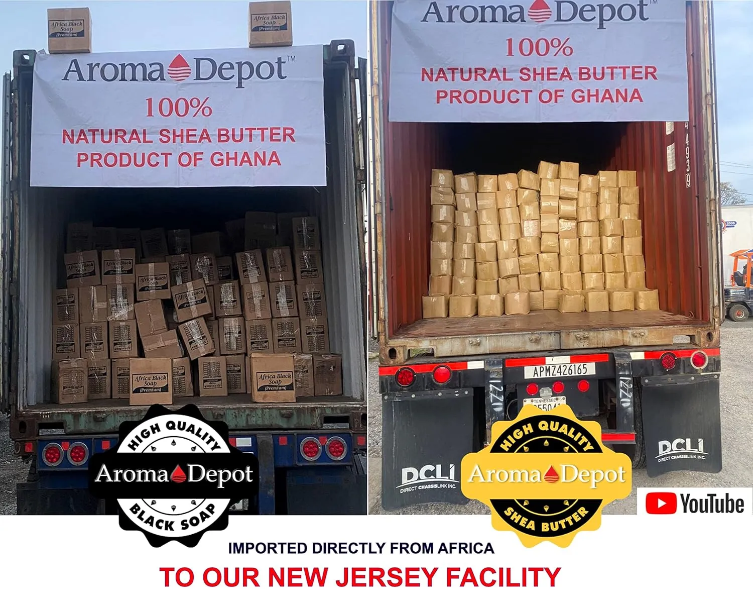 Aroma Depot Raw African Liquid 1/2 Gallon Black Soap 100% Natural soap for Acne, Eczema, Psoriasis, and Dry Skin Scar Removal Face And Body Wash. Handmade imported from Ghana