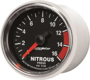 Auto Meter 3874 GS Electric Nitrous Pressure Gauge