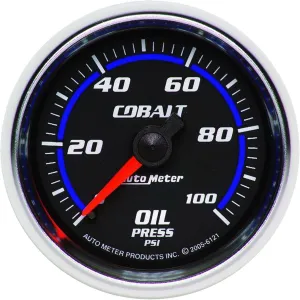 Auto Meter 6121 Cobalt Mechanical Oil Pressure Gauge
