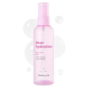 BANILA CO Dear Hydration Cool Down Mist | Lightweight Skin Cooling & Moisturizing Makeup Fixer Setting Spray | Hydration Boost, Radiant Glow Serum (99ml / 3.34 fl oz)