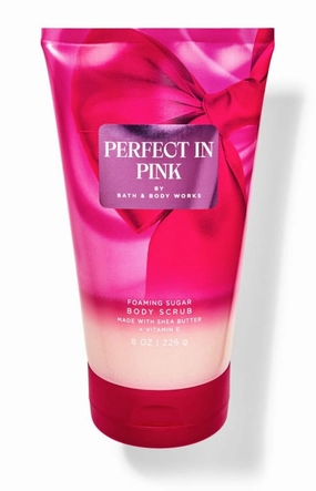 Bath and Body Perfect In Pink Foaming Sugar Body Scrub, 8 oz