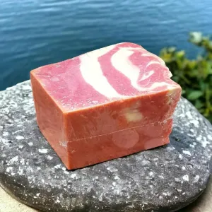 Beauty Pink Candy Clarifying Soap, 100% Natural Handmade w/Tomato, Goat Milk and Rice