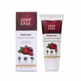 Beetroot Daily Glow Face Cream with Hyaluronic Acid, 100g, Natural Glow for All Skin Types