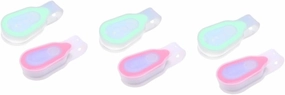 BESPORTBLE 3sets Three Mode Bike Led Lights Clip-on Reflective Running Vest for Night Jogging Safety 2pcs*3
