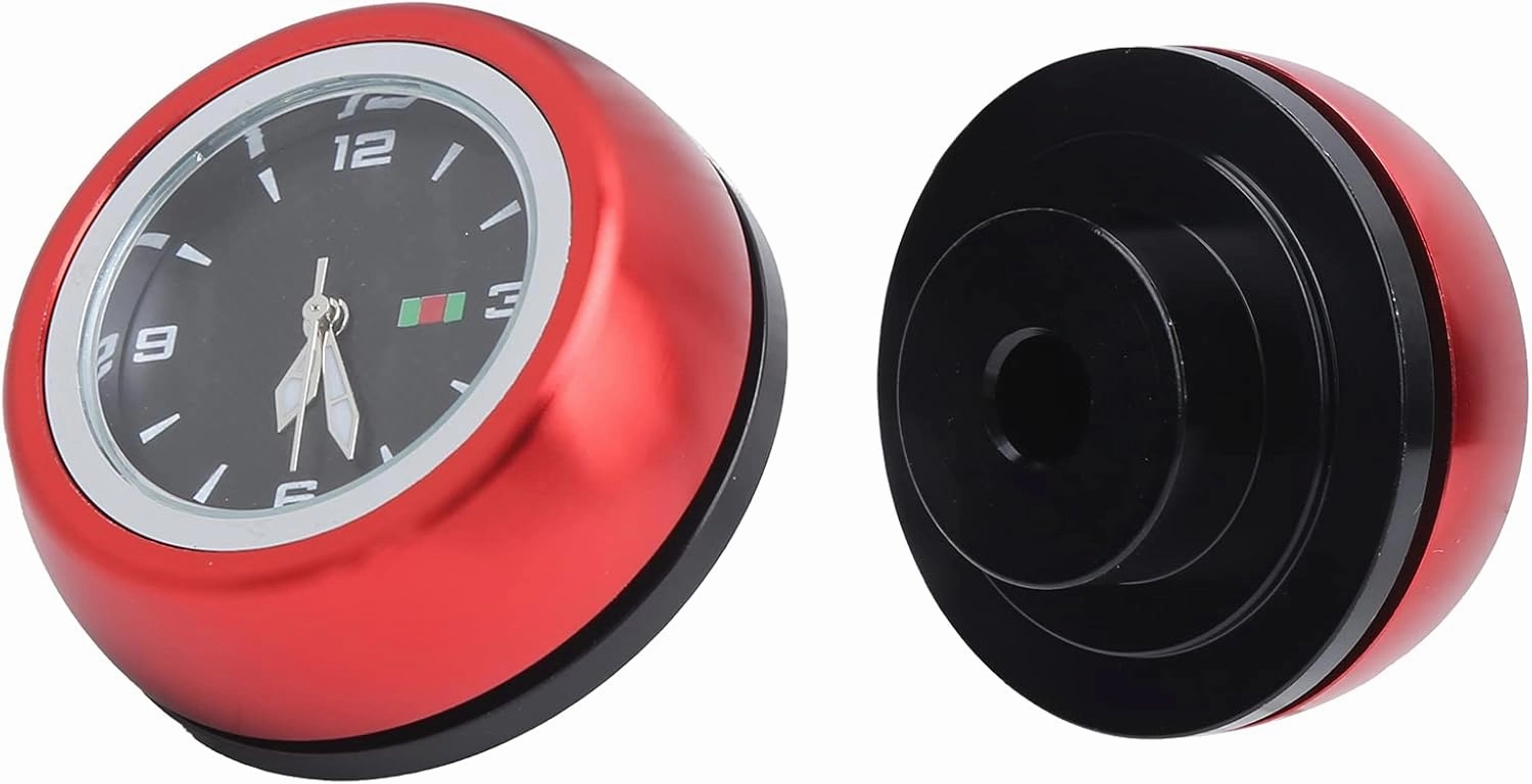 Bike Headset Stem Watch with LED Light Aluminum for Mountain Biking Outdoor Cycling Accessories