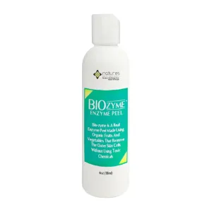 BioZyme Enzyme Peel | Natural Exfoliator for Face & Body | Chemical Peel Results Without Glycolic or Lactic Acid | Gentle, Powerful, Safe | No Harsh Chemicals | For Smooth, Radiant Skin | 4oz