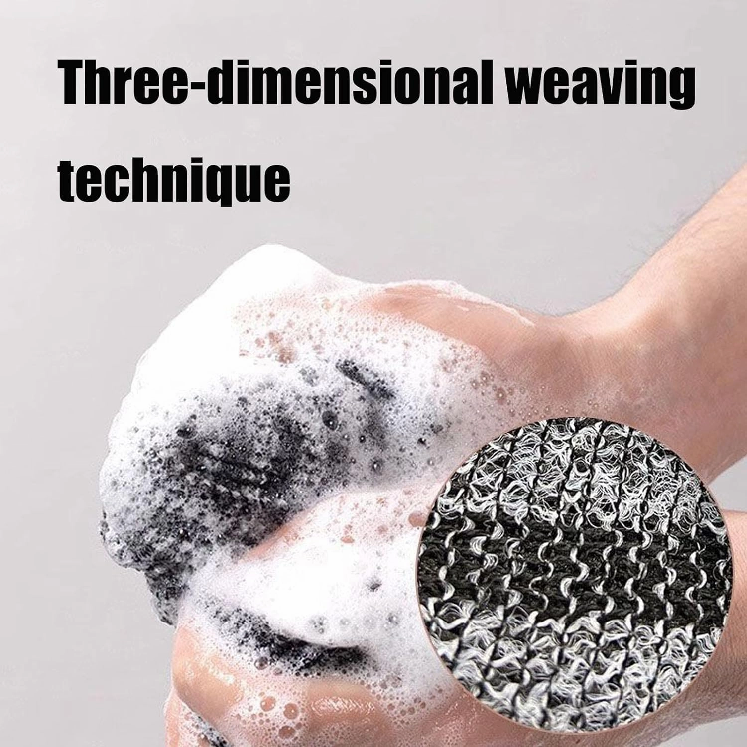 Blissal - Blissal Exfoliating Shower Towel, Blissal Scrub Cloth, Blissal Exfoliating Towel for Men and Women, Travel Friendly and Quick Drying (3pcs Pink)