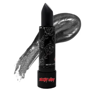 Bloody Mary Lipstick Professional Hollywood Makeup Quality -Creamy & Long Lasting – Fashionable Eccentric Gothic Style - Ideal For Halloween - Unique Color & Rich Pigment (Black Blood)