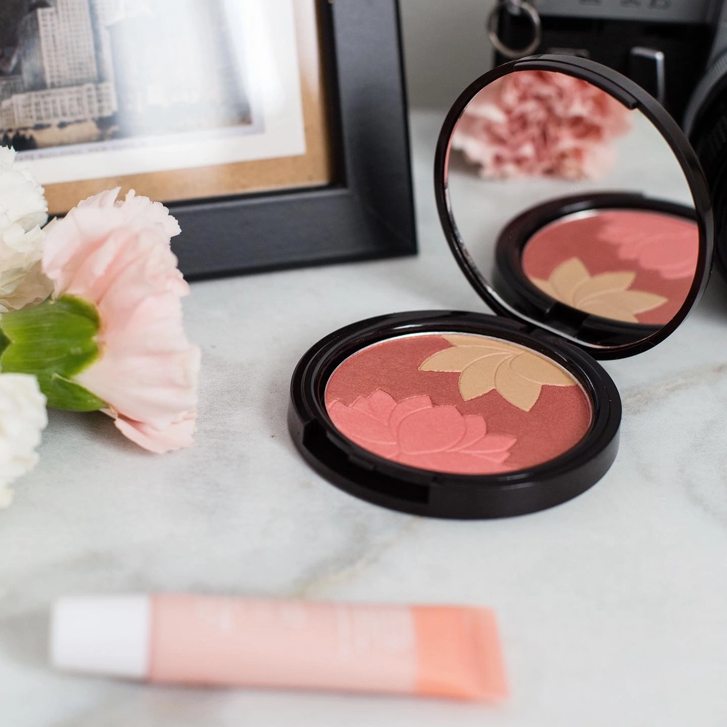 Blossom Floral Blush & Highlighter From Manna Kadar Cosmetics