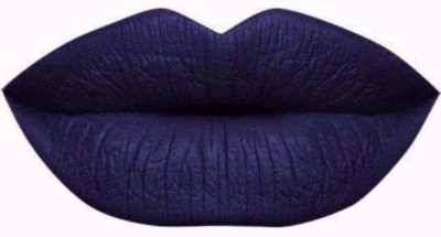 Blue Liquid Lipstick - Matte Deep Blue Sea: Waterproof