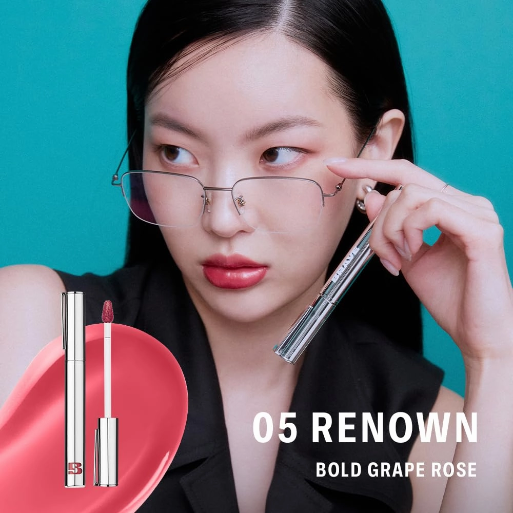 BRAYE Thin Glow Tint | Effortless Pen Tint | Hydrating Water-Grip Shine | Vegan & Cruelty-Free | Long-Lasting Buildable Color l 05 RENOWN