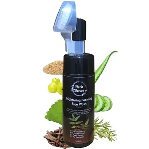 Brightening Foaming Face Wash for men, 150ml, Paraben Free, Sulphate Free, All Natural Ingredients with Aloe Vera, Neem, Multani Mitti, Tulasi, Manjistha, Amla, Tea Tree etc