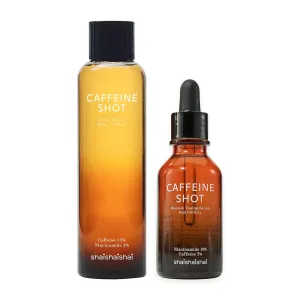 CAFFEINE SHOT Blemish Toning Serum & Caffeine Shot Toning Booster, Even Skin Tone, Reduced Pore Size and Puffiness, Pigmentation Care, Korean Skin Care