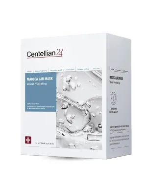 CENTELLIAN 24 Madeca Mask (Water Hydrating, 20pc) - Face Mask Sheet for Deep Hydration, Sun Damage with Centella Asiatica, TECA, Niacinamide, Ceramide. Korean Skin Care for Men Women by Dongkook