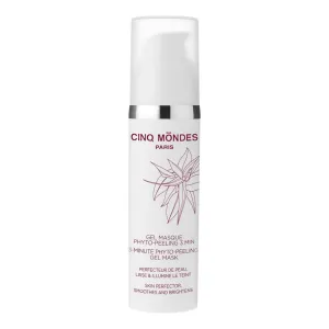 Cinq Mondes 3 Minute Phyto Peeling Gel Mask- 1.7oz - Natural Fruit AHAs And Glycolic Acid Exfoliate,Tighten pores And Clarify Blemishes For Glowing Skin