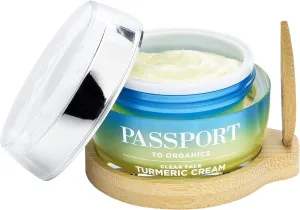 Clear Face Turmeric Cream - Lightweight Face Cream for Sensitive Skin - Anti-Aging Skin Care with Vitamin E, Turmeric, Aloe Vera & More - Everyday Face and Neck Cream - 1.7oz