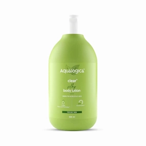 Clear  Oily Skin Body Lotion with Salicylic Acid & Green Tea | Helps Eliminates Body Acne & Soothes Redness | Non-Comedogenic & Non-Sticky | 10.14 Fl Oz/300ml