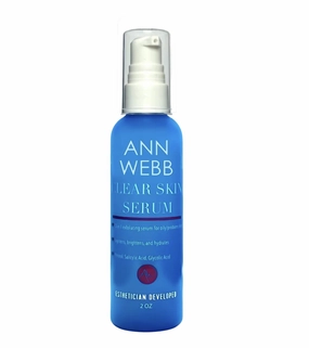 Clear Skin Serum - All Natural Exfoliating Serum for Face Helps to Remove Oil & Dirt, Fight Acne, Exfoliate, Resurface, Lessen Acne Scars & Brighten Skin. Leaves Skin Glowing & Fresh 2oz