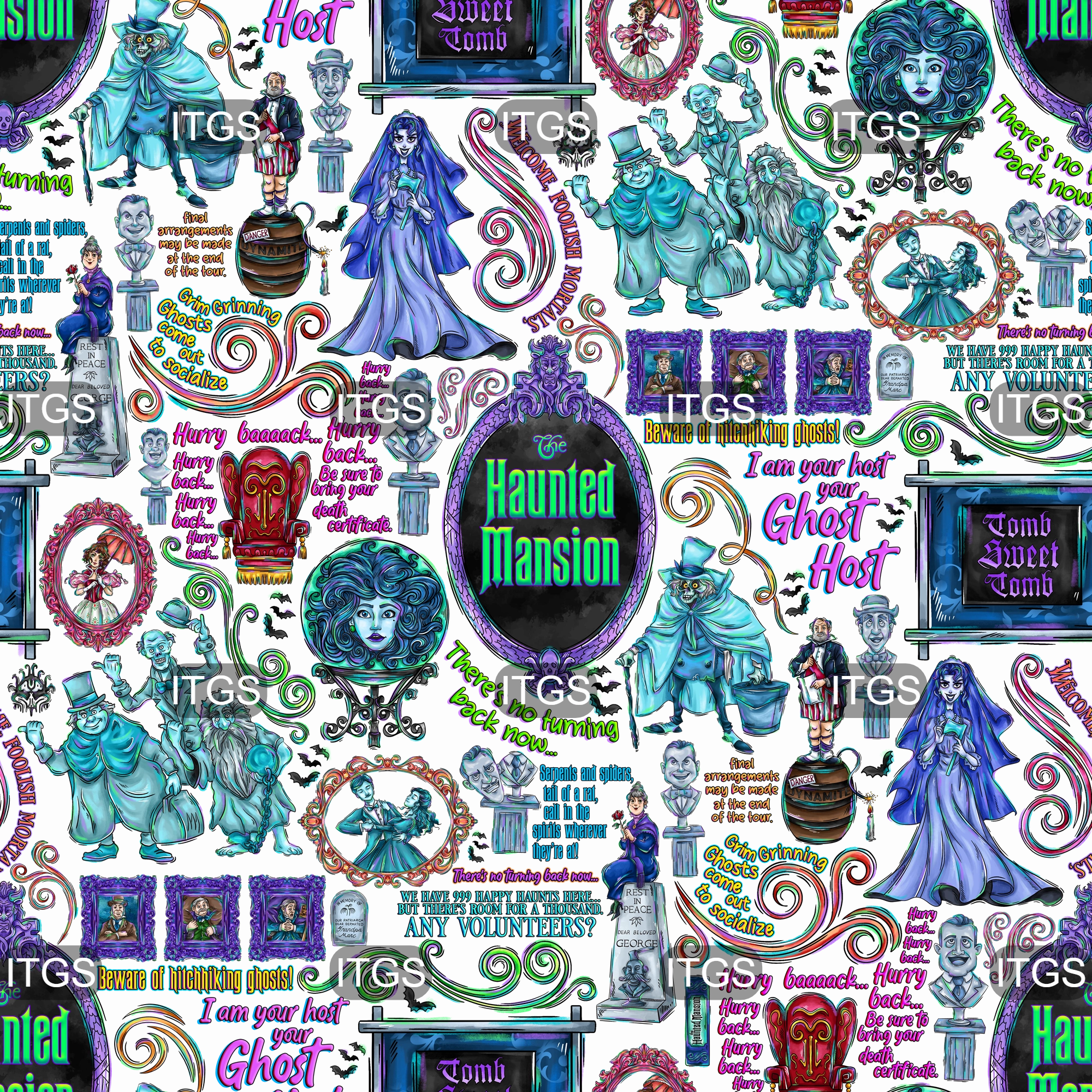 Clear Vinyl Design  - Ghouls a Glow 3