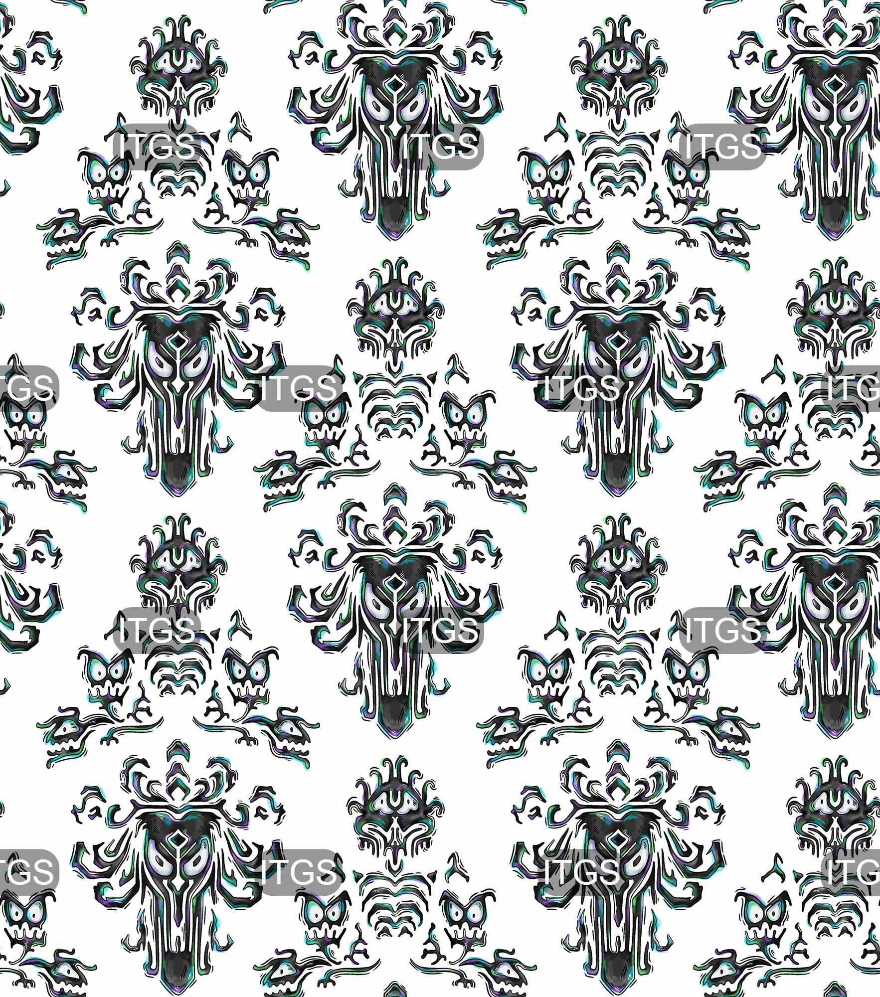 Clear Vinyl Design  - Ghouls a Glow 9