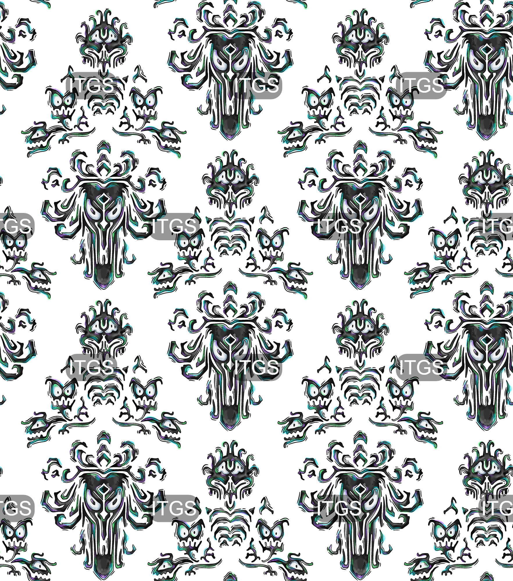 Clear Vinyl Design  - Ghouls a Glow 9