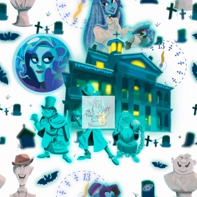 Clear Vinyl Design  - Glowing Ghouls