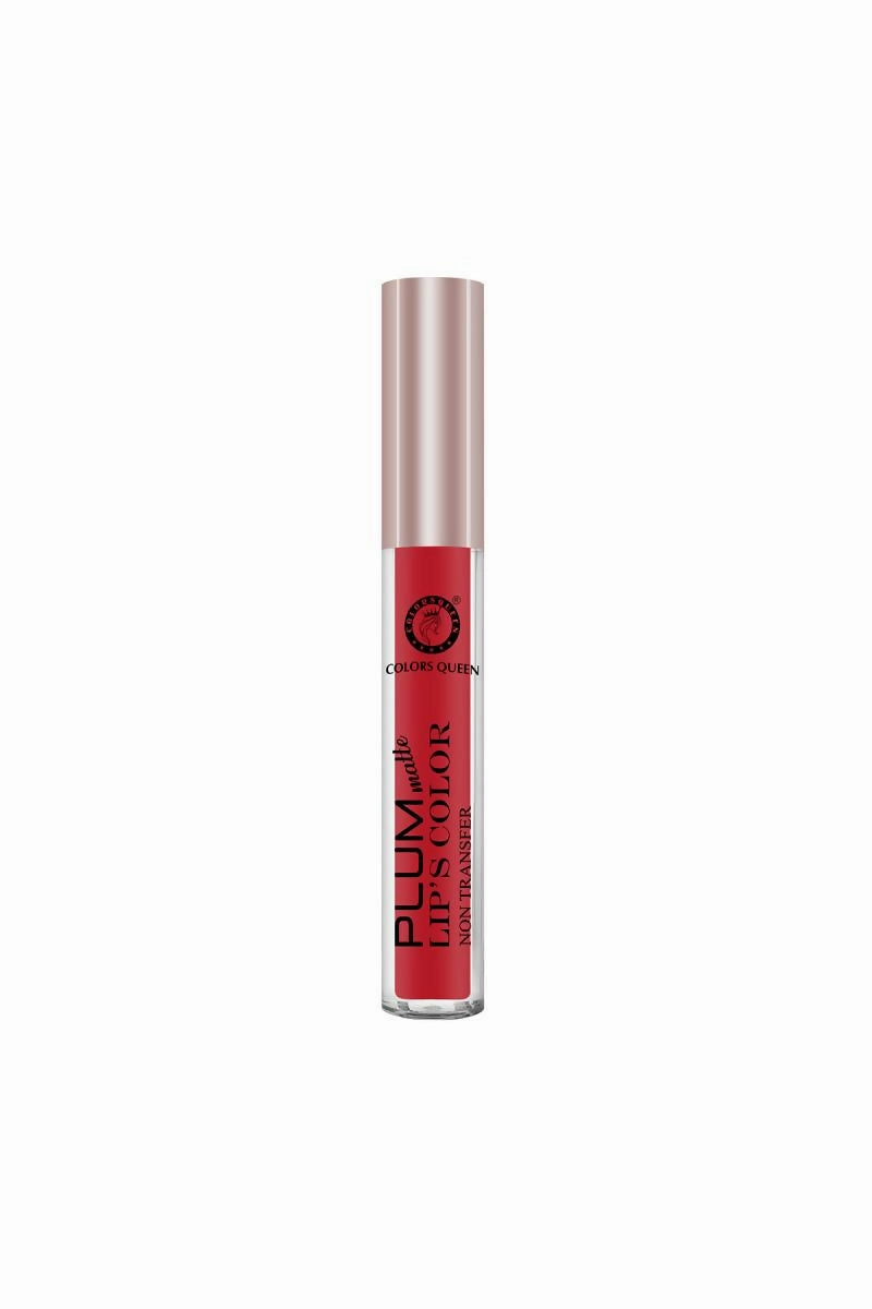 Colors Queen Plum Matte Long Lasting Waterproof Lipstick (7gm , Passionate Red)
