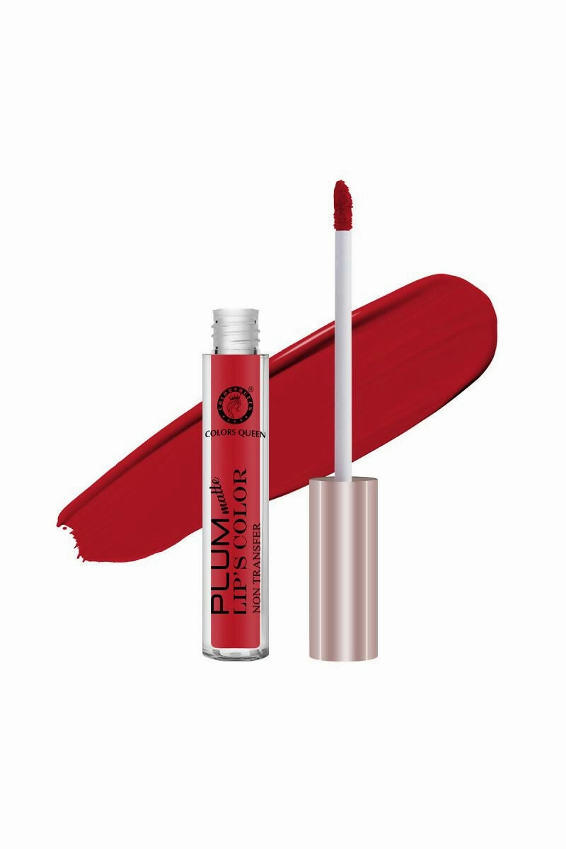 Colors Queen Plum Matte Long Lasting Waterproof Lipstick (7gm , Passionate Red)