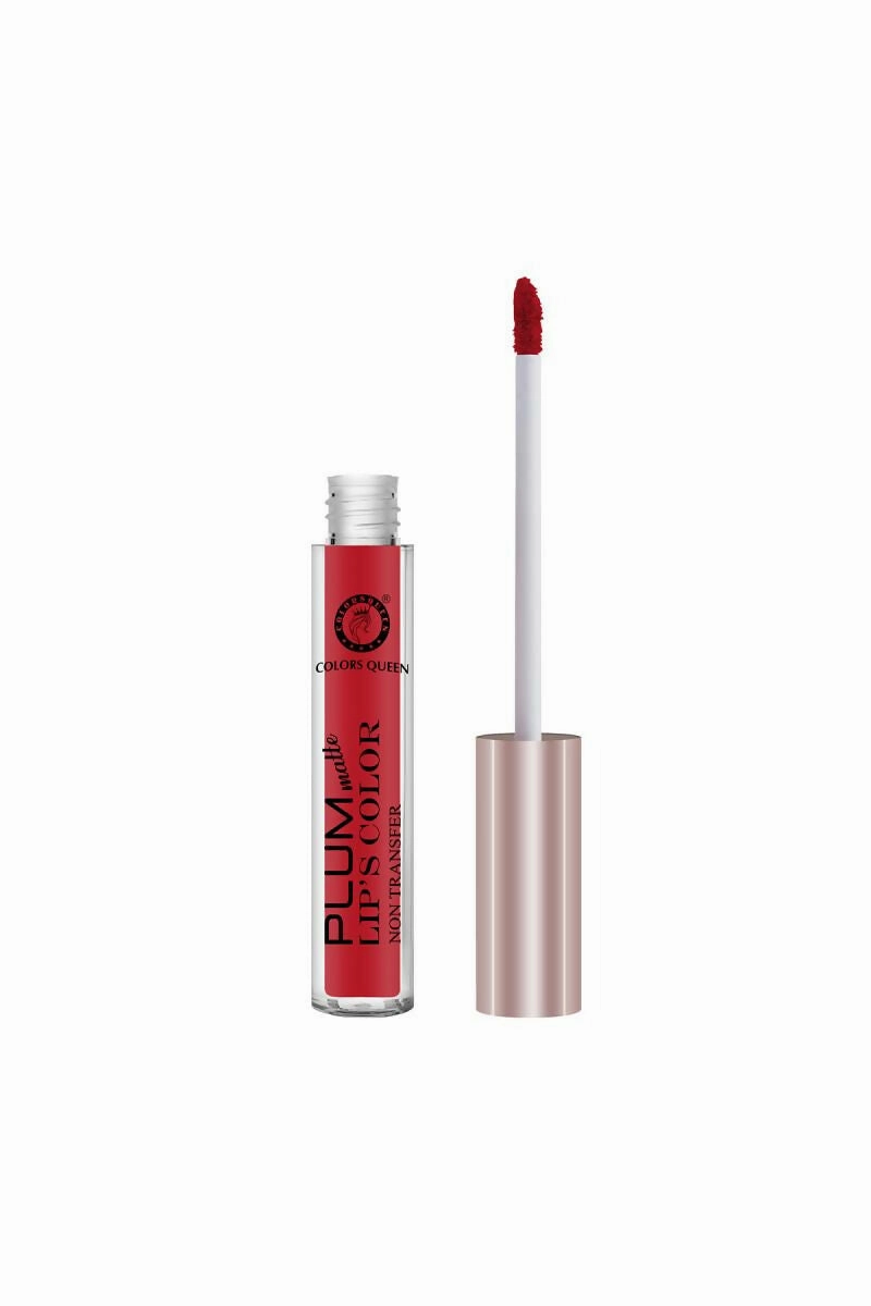 Colors Queen Plum Matte Long Lasting Waterproof Lipstick (7gm , Passionate Red)