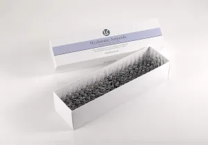 Cosmetic Hyaluronic Ampoule [100 ea in a box] For skin care clinic professional - mesoesthetic, Dry Skin Moisturization, Skinclear, Transparent, and Glowing Skin, wrinkle care