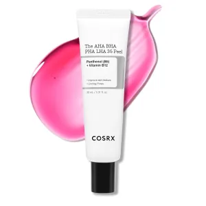 COSRX AHA BHA PHA LHA 35% Peel 1.01 fl. oz / 30 ml, Chemical Exfoliating Peeling Gel for Dull, Rough, Oily Skin With Clogged Pores & Dead Cells, Highly Concentrated Korean Skin Care
