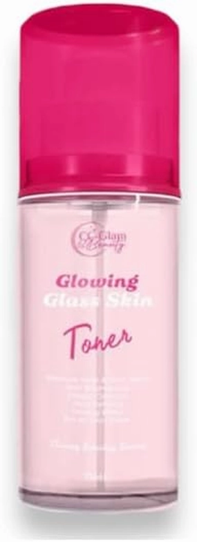 CRIS Cosmetics Glowing Glass Skin Toner 75ml, 0.03 Fl Oz (Pack of 1), Pink