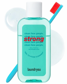 Daily Deep Facial Gel-To-Foam Strong Cleanser with Pine & Lactobacillus Extract for Exfoliating and Sebrum Control to Remove Makeup and Blackheads with Pore Cleansing Brush - (5.64 fl. oz)