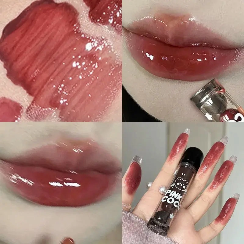 Dark Red Brown Liquid Lipstick