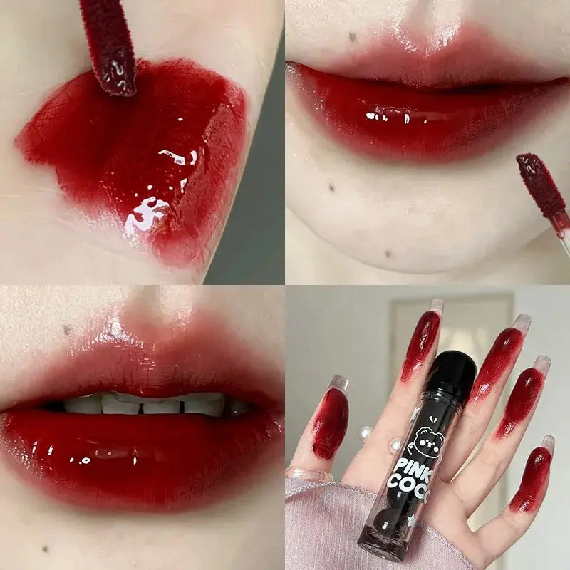 Dark Red Brown Liquid Lipstick