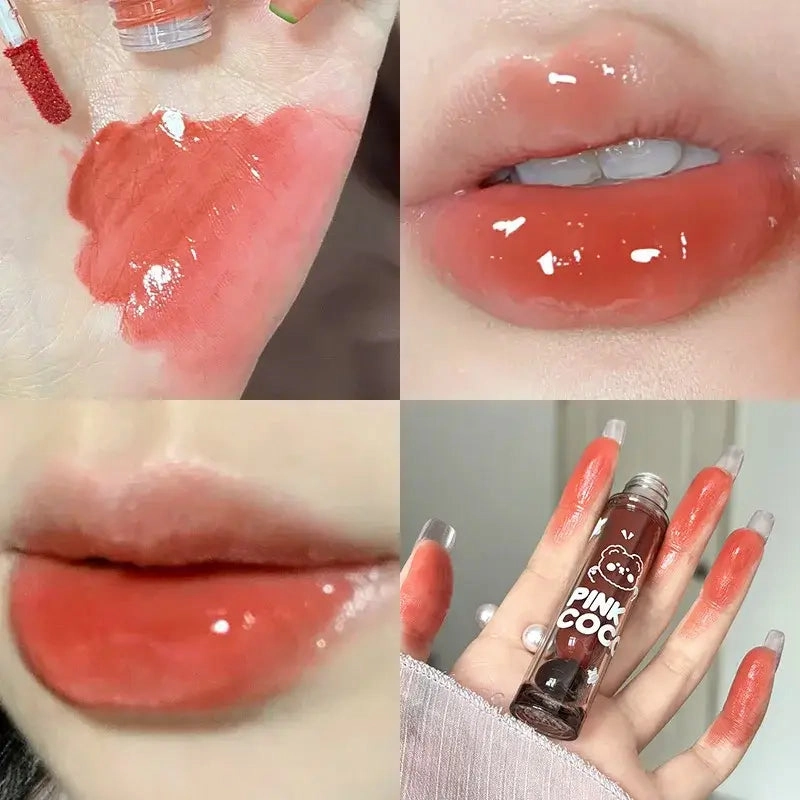 Dark Red Brown Liquid Lipstick