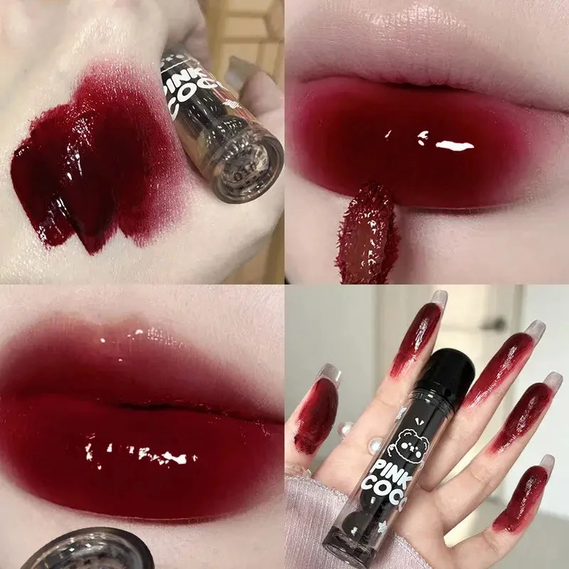 Dark Red Brown Liquid Lipstick