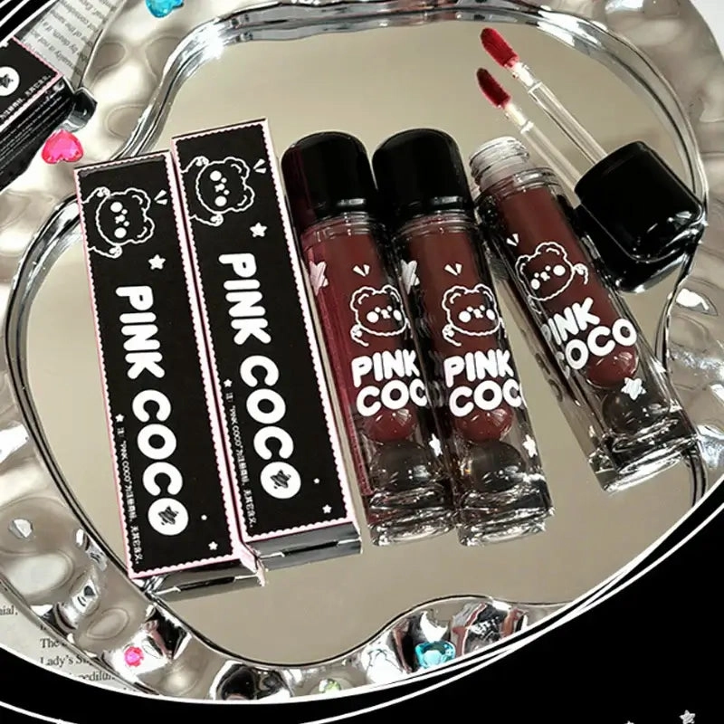 Dark Red Brown Liquid Lipstick